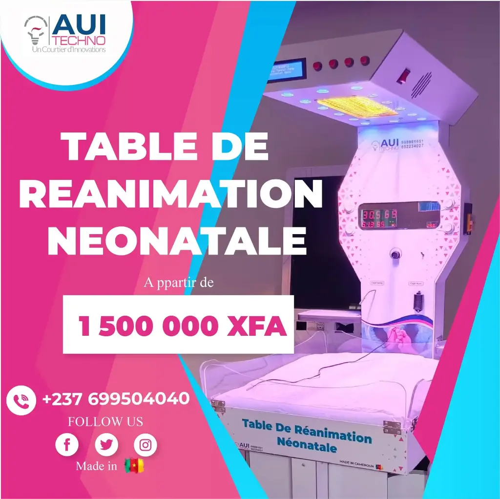 Table de réanimation néonatale