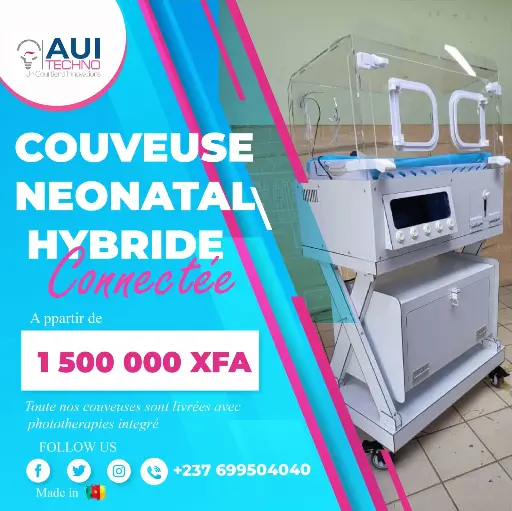 Couveuse néonatal hybride connectée