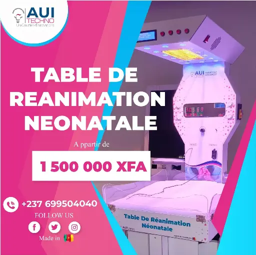 Table de réanimation néonatale